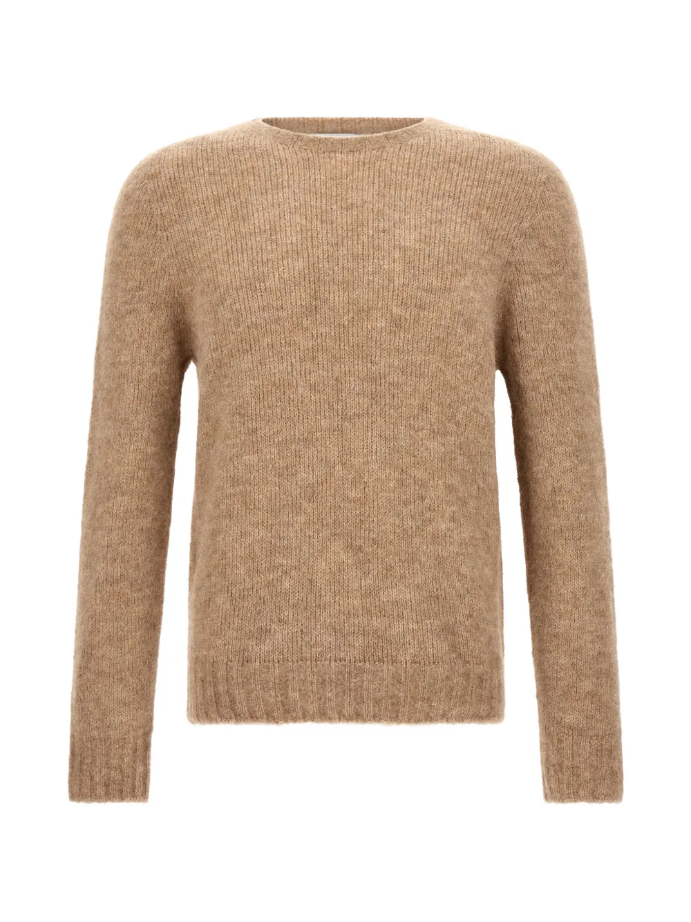 OLIVER LATTUGHI brushed-effect crew-neck sweater