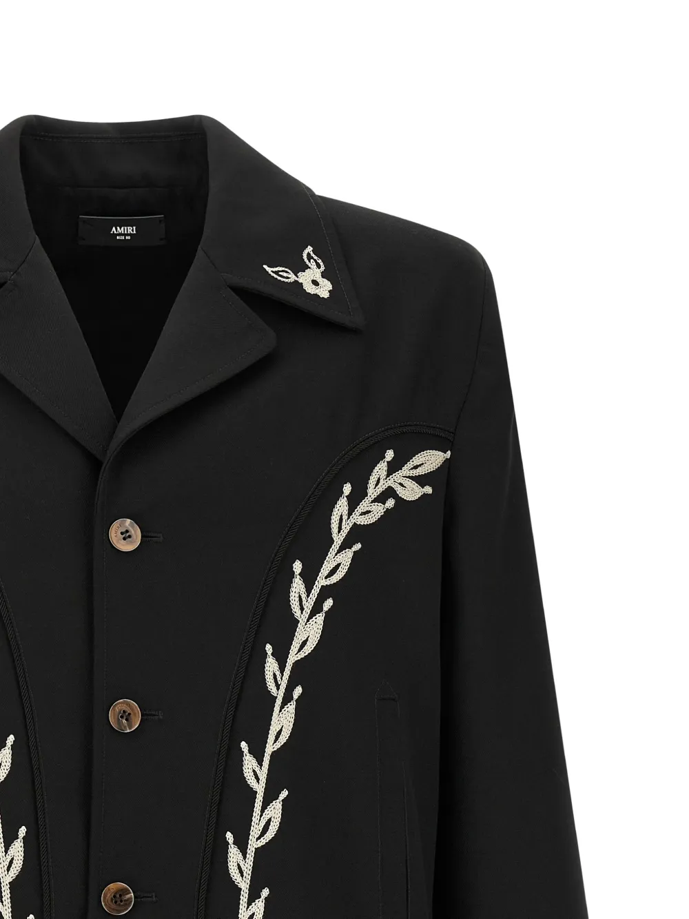 AMIRI embroidered Western jacket Zwart