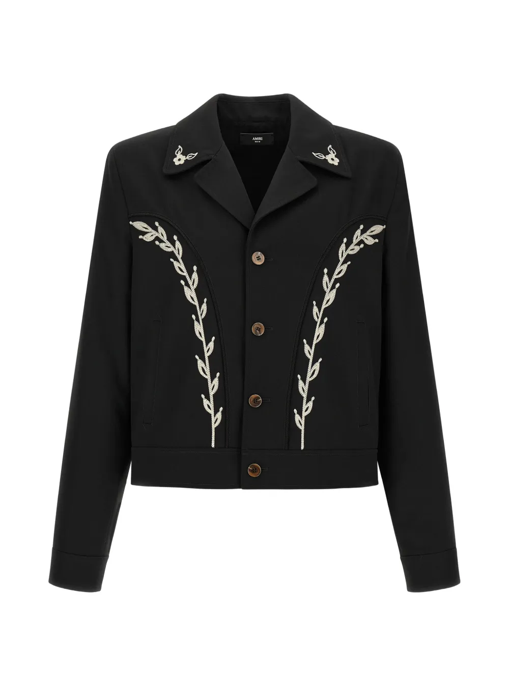 AMIRI embroidered Western jacket - Nero