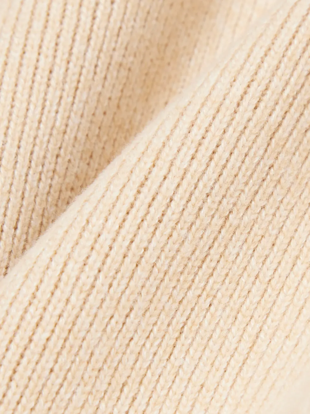 Lacoste Ribgebreide trainingsbroek met plooien Beige