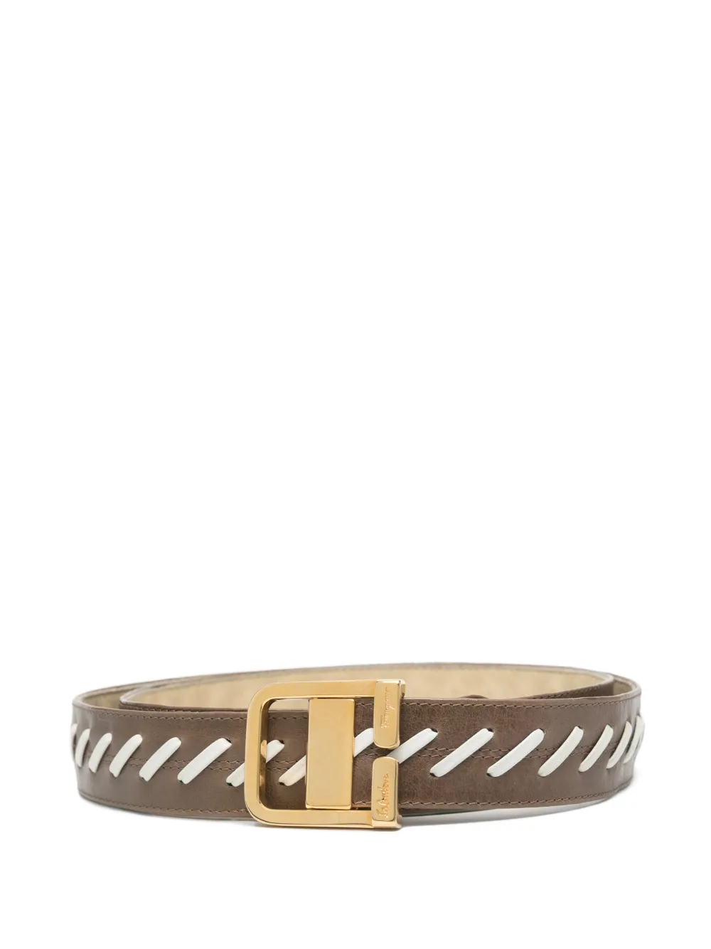 Ferragamo Pre-Owned Cintura anni '70 - Marrone