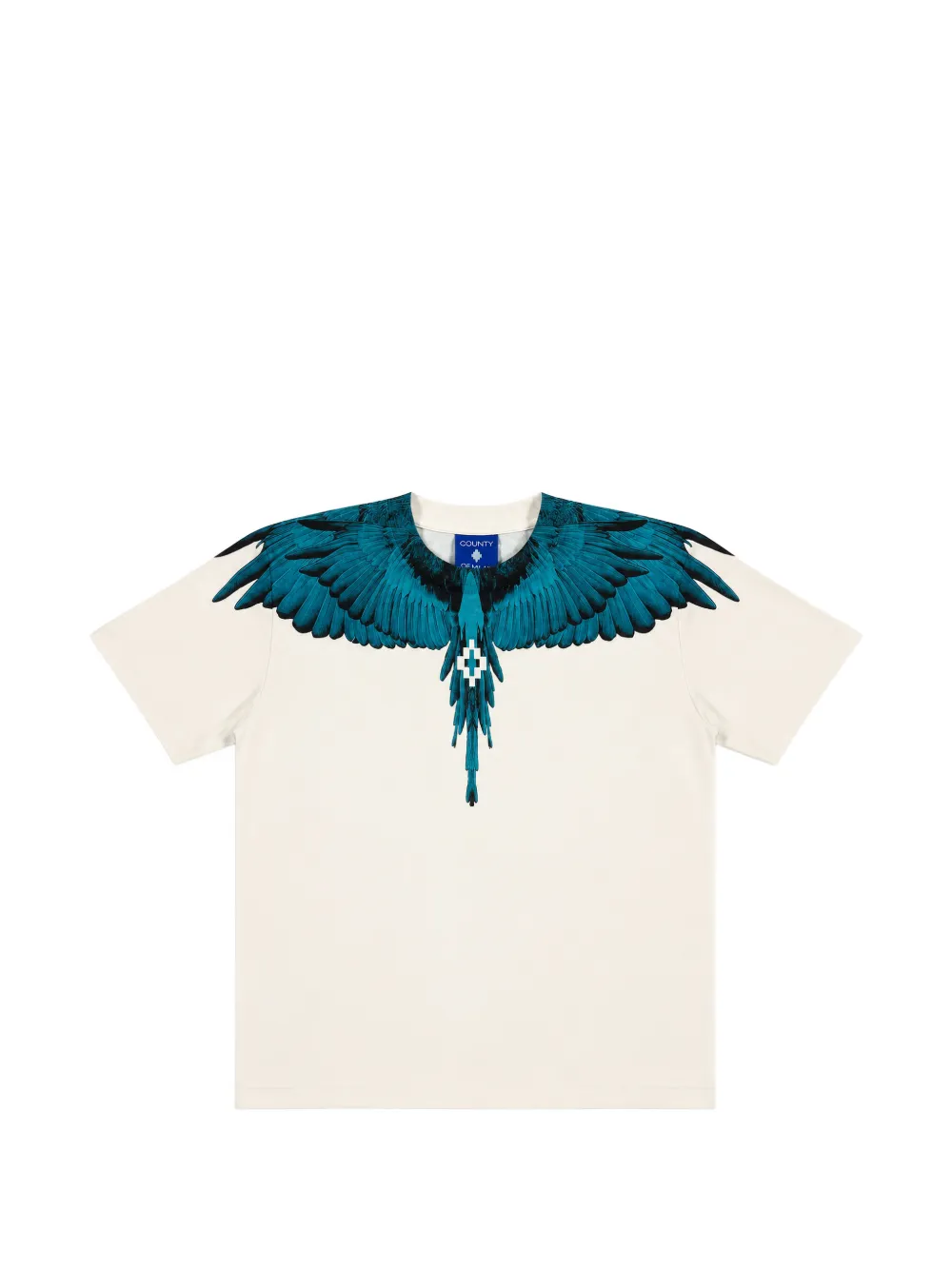 COUNTY OF MILAN KIDS Wings-print T-shirt - Toni neutri