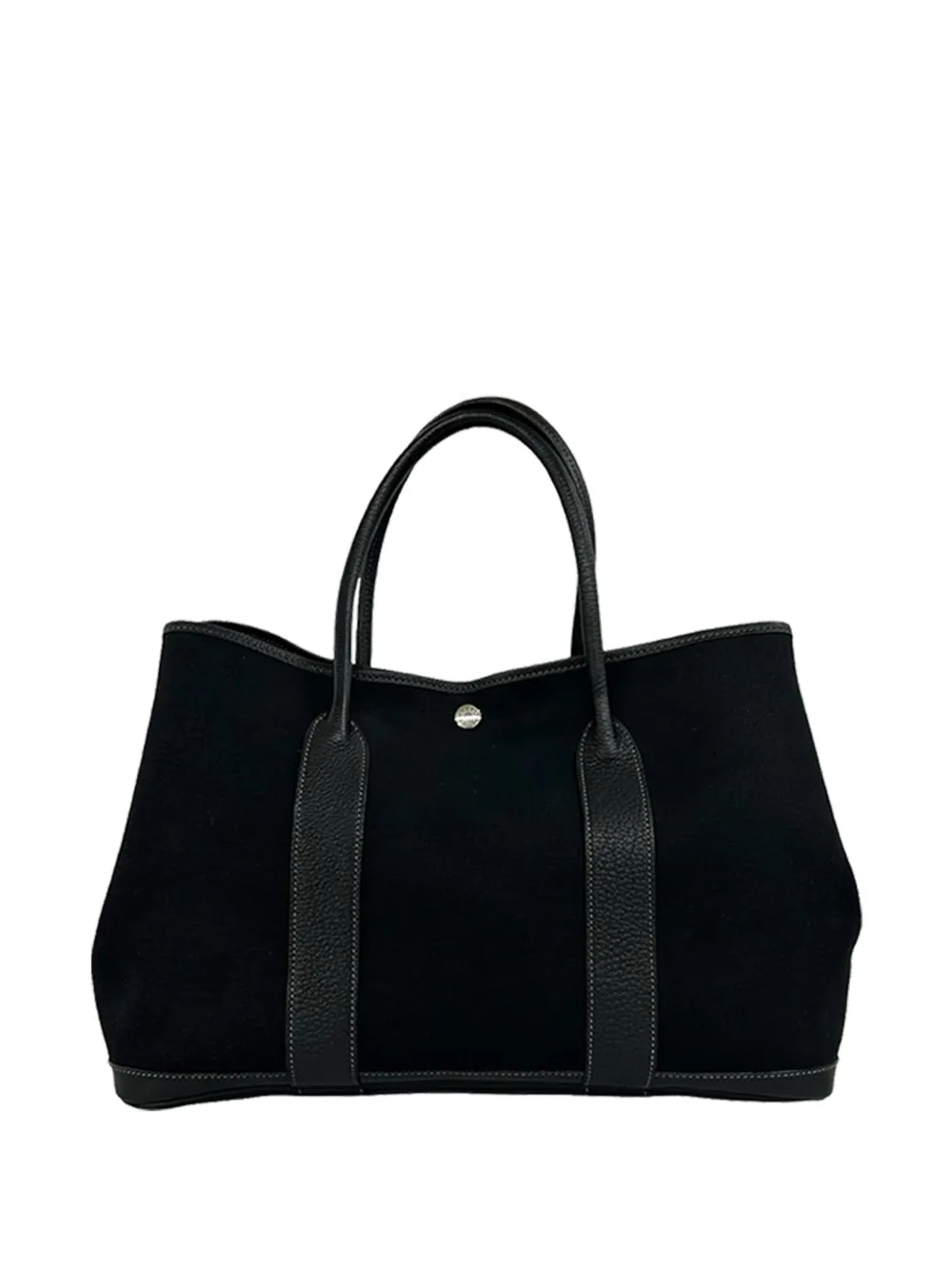 Hermès Pre-Owned 2003 Toile and Negonda Garden Party 36 tote bag - Nero