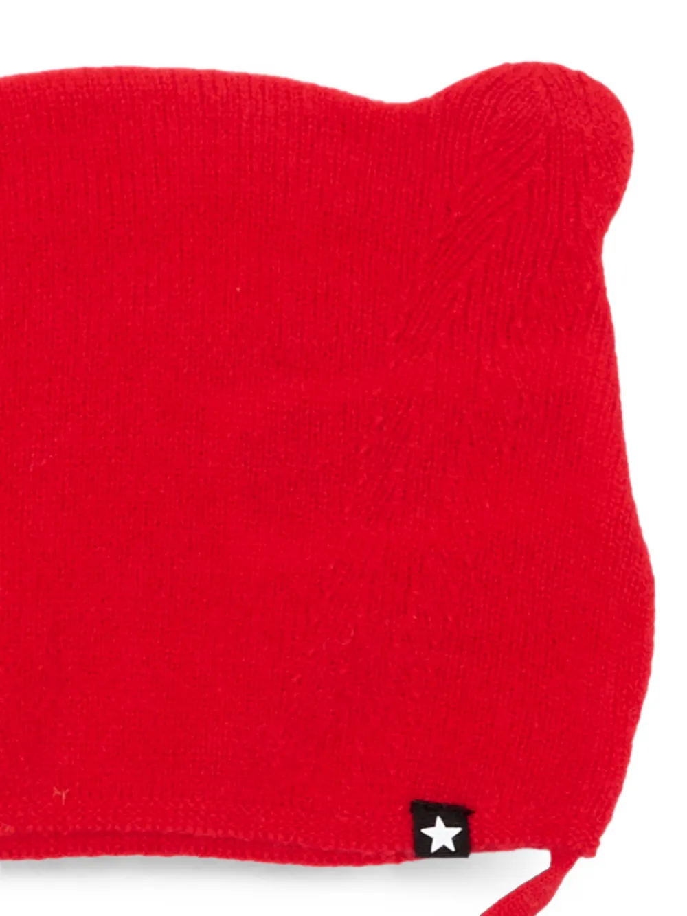 Molo Kimmie gebreide muts met oordetail Rood