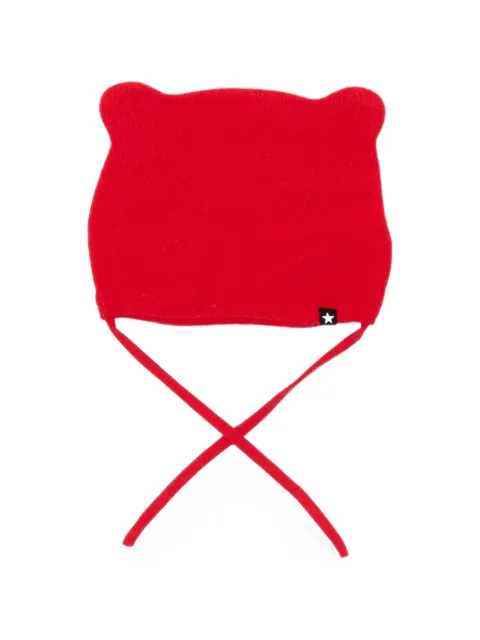 Molo ear-detail knitted beanie hat