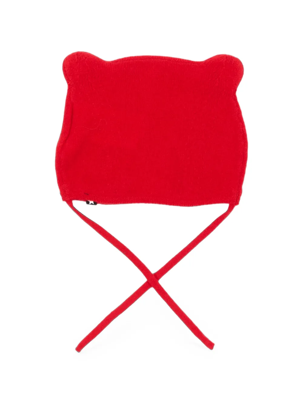 Molo Kimmie gebreide muts met oordetail Rood