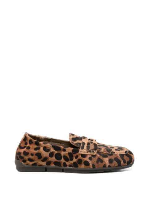 Ash mocasines con estampado de leopardo