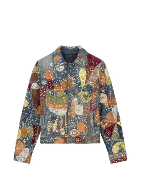 AMIRI embellished trucker jacket