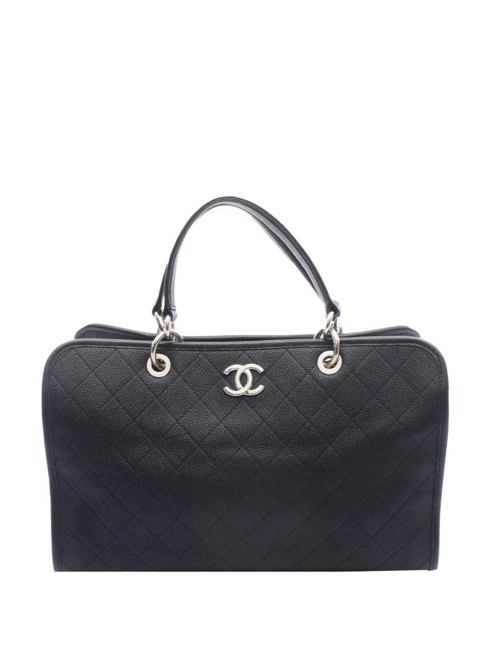 CHANEL Pre-Owned 2017-2018 CC Caviar handbag - Nero
