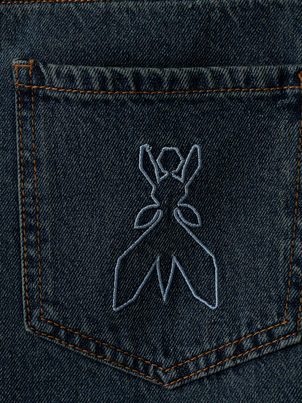 Patrizia Pepe girl Balloon jeans met Fly-borduurwerk Blauw