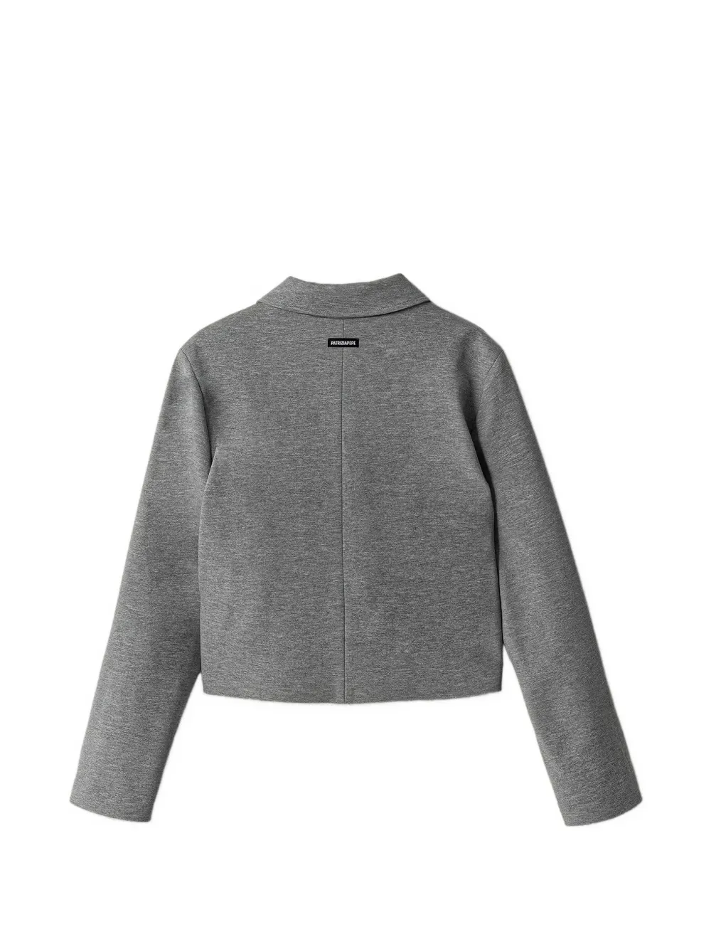 Patrizia Pepe girl Cropped jack met rits Grijs