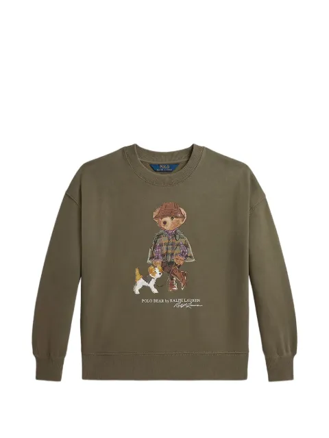 POLO RALPH LAUREN KIDS Polo Bear fleece sweatshirt