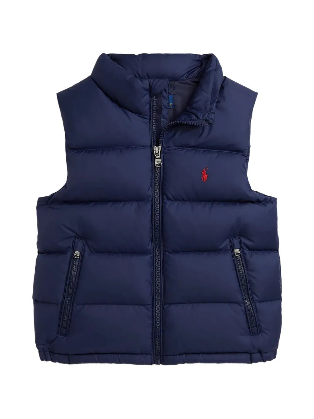 POLO RALPH LAUREN KIDS doudoune sans manches - Bleu POLO RALPH LAUREN KIDS doudoune sans manches - Bleu