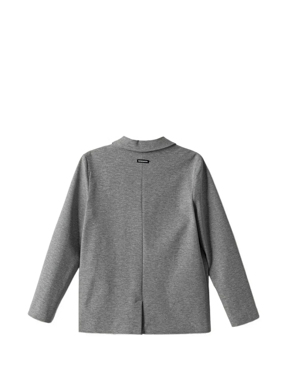 Patrizia Pepe girl Blazer met enkele rij knopen en gekerfde revers Grijs