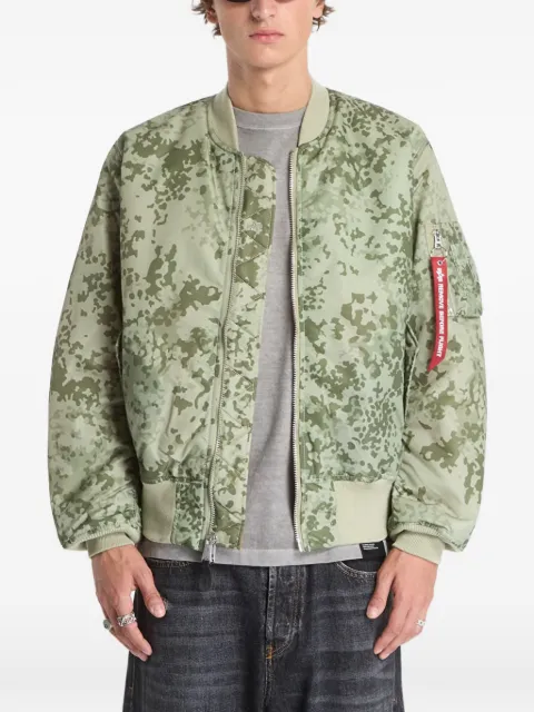 Alpha Industries MA-1 camo-print reversible bomber jacket