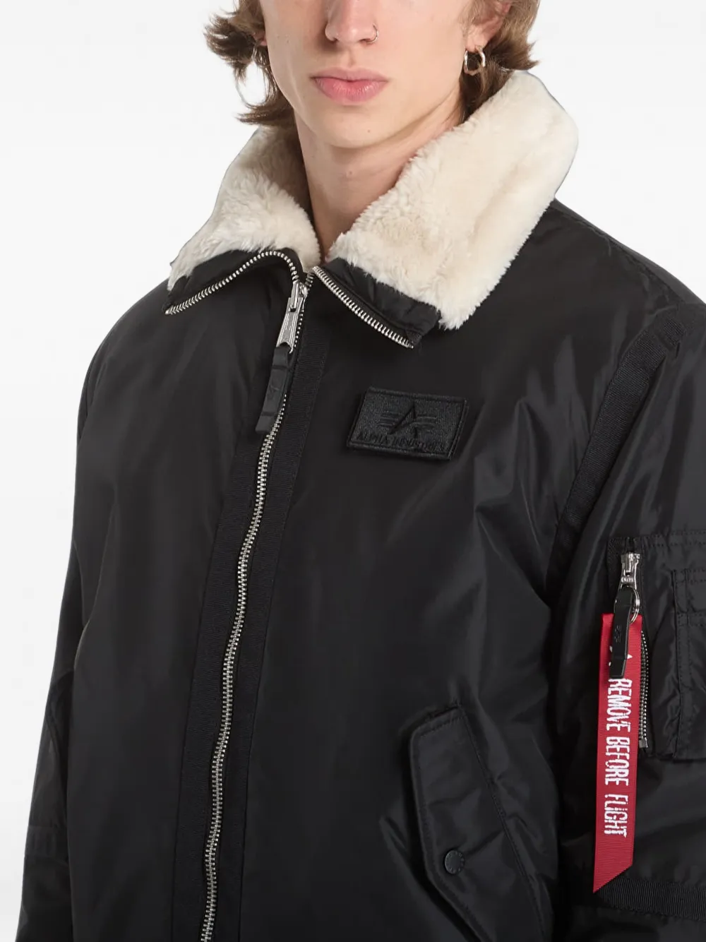 Alpha Industries B-15 III TT bomberjack Zwart