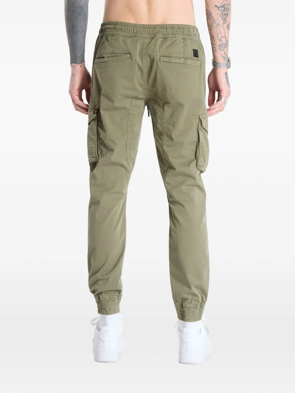 Alpha Industries Cargobroek van katoenen twill Groen