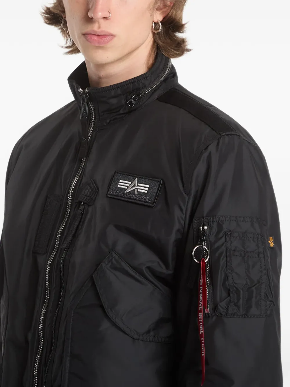 Alpha Industries Engine bomberjack Zwart