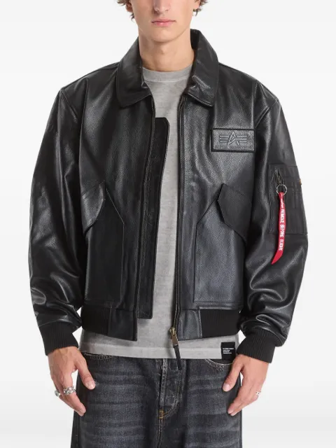 Alpha Industries CWU-45/P leather jacket