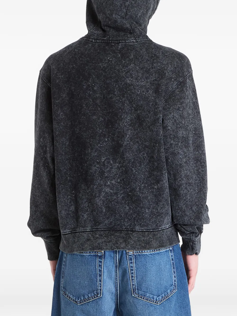 Alpha Industries Hoodie met logopatch Zwart
