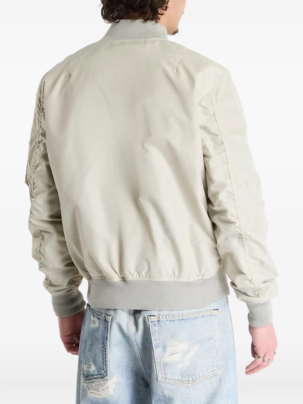 Alpha Industries MA-1 TTC jack met logo-patch Beige