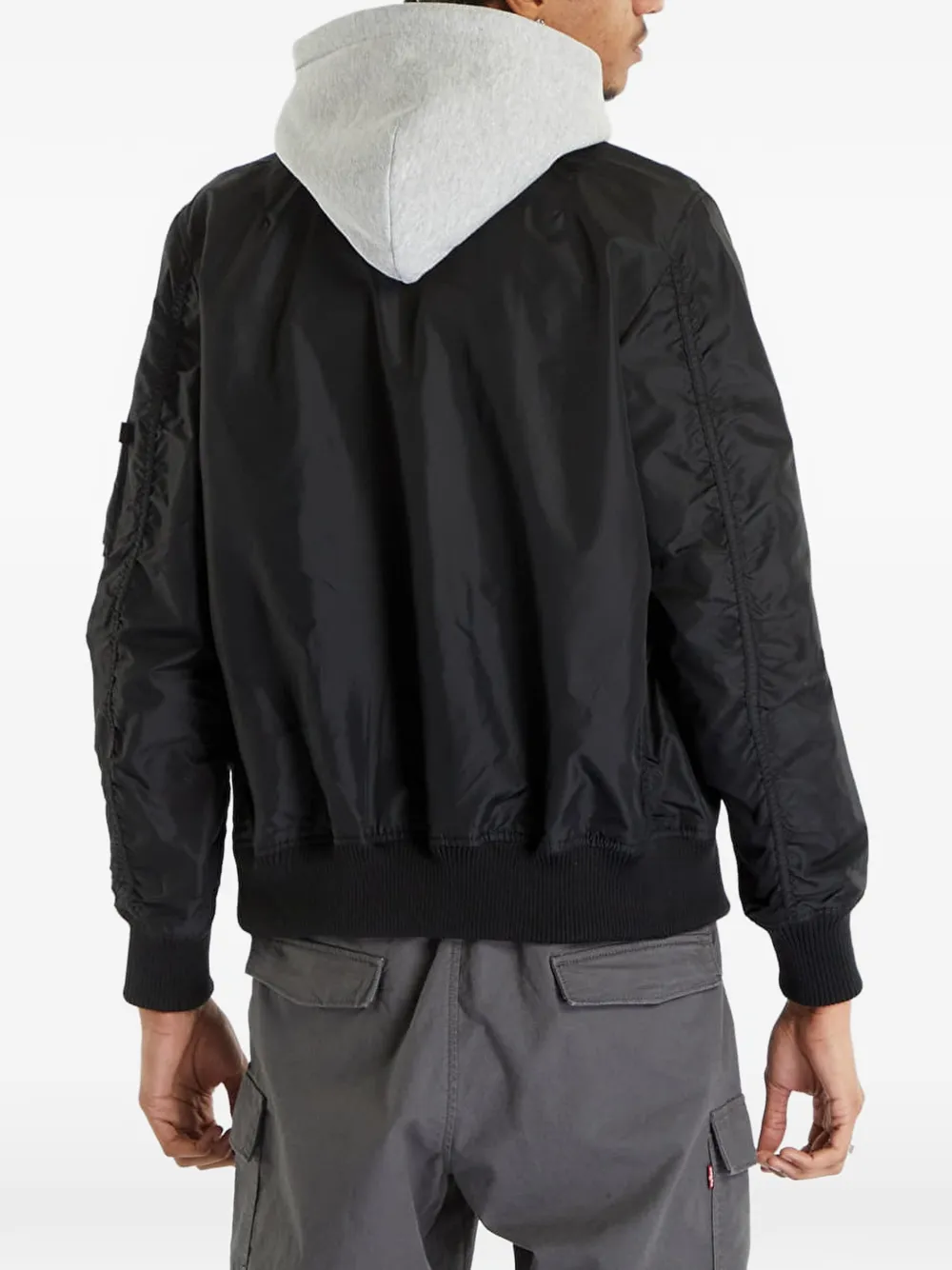 Alpha Industries MA-1 TT Hood Light bomberjack Zwart
