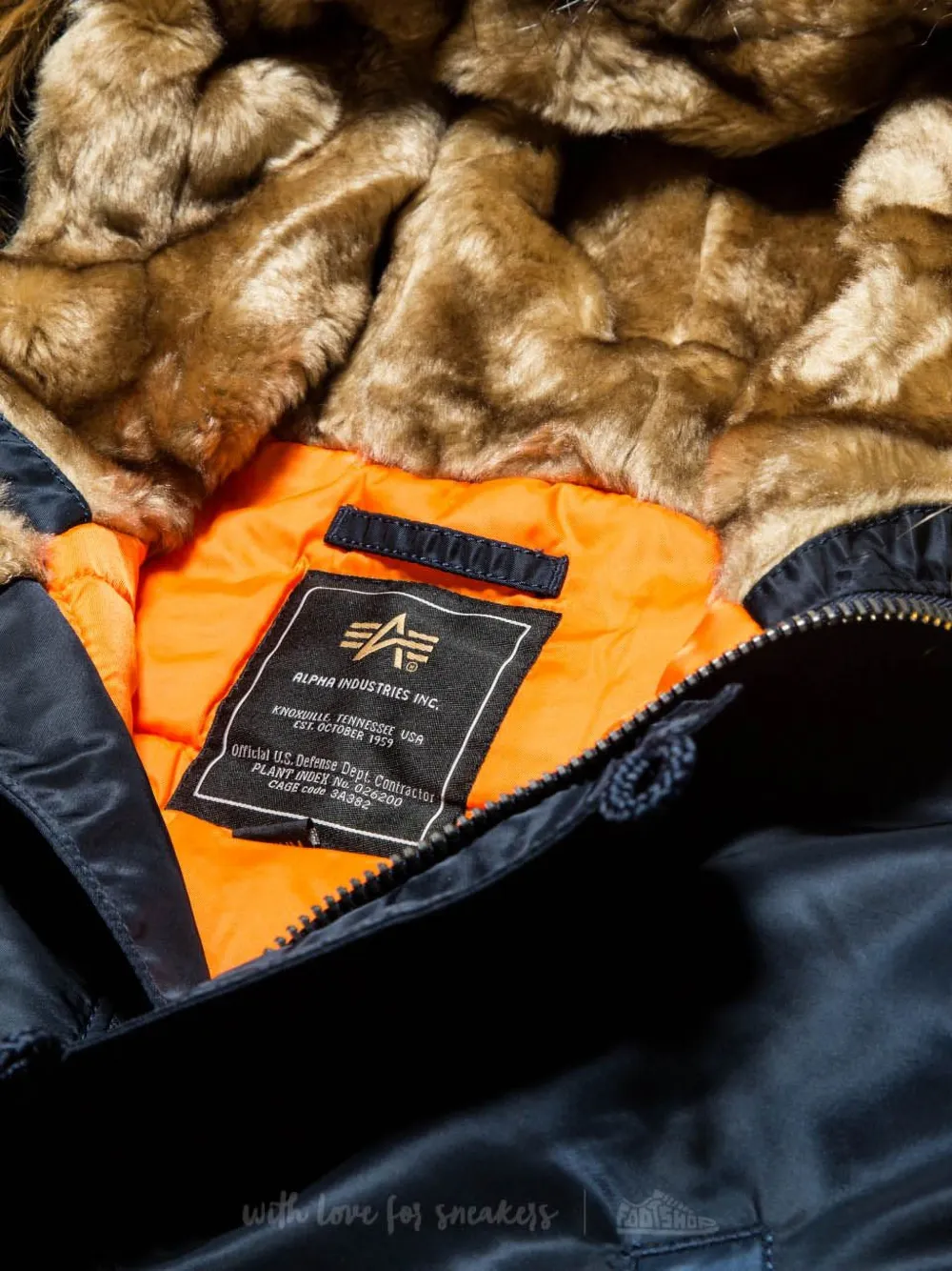 Alpha Industries N-3B VF 59 jack Blauw