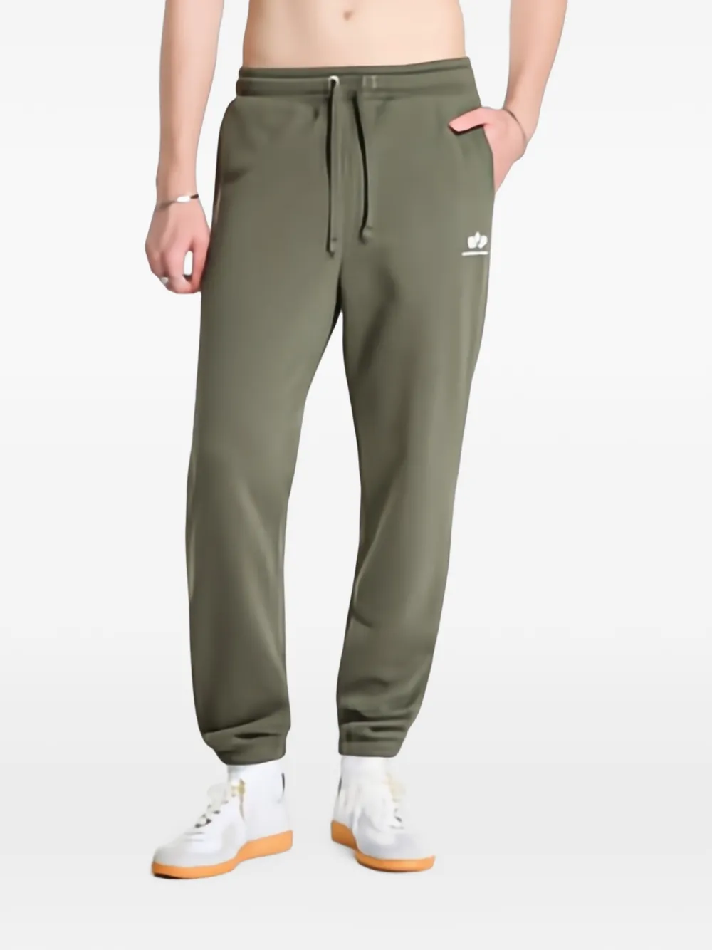 Alpha Industries logo-print track pants