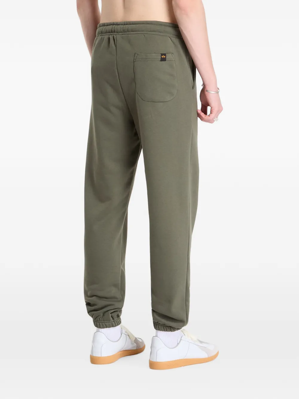 Alpha Industries Trainingsbroek met logoprint Groen