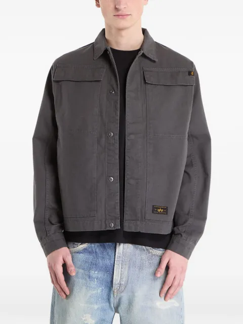 Alpha Industries logo-patch chore jacket
