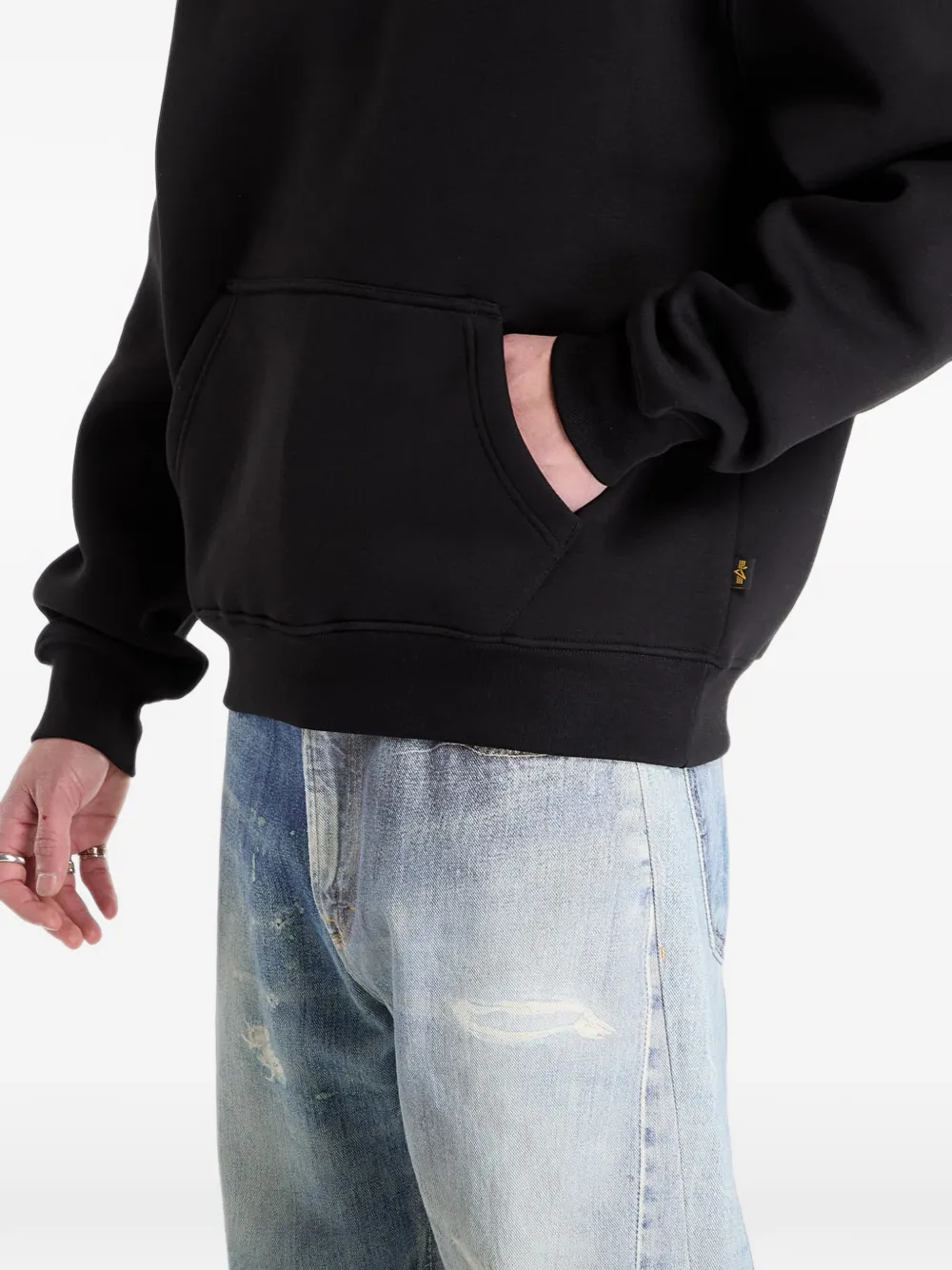 Alpha Industries Scorpion Cyborg hoodie Zwart