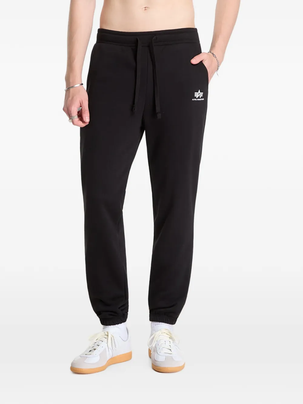 Alpha Industries logo-print track pants