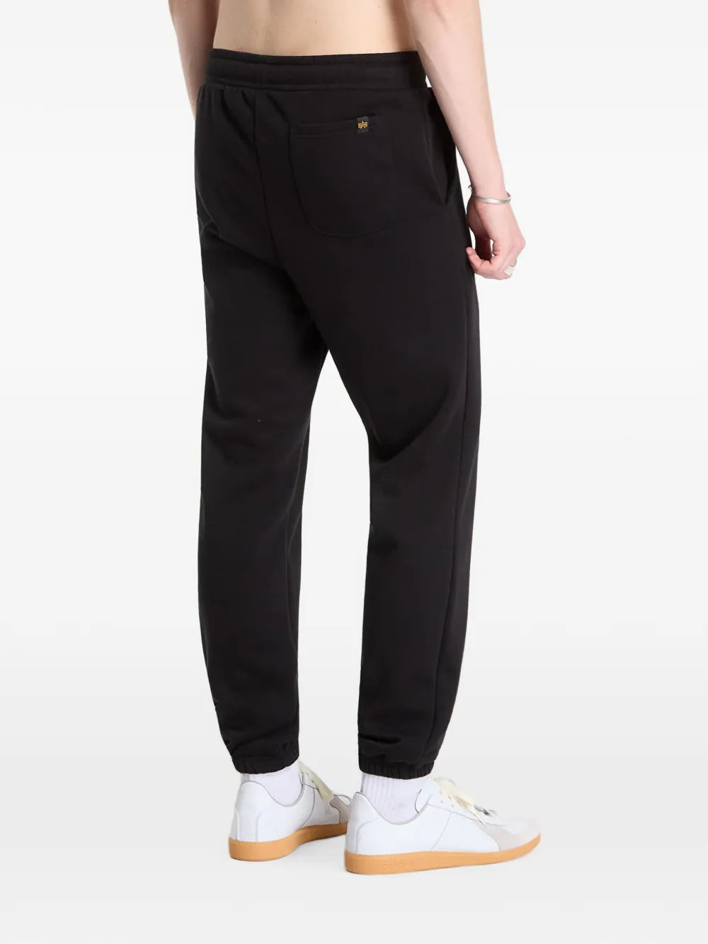 Alpha Industries Trainingsbroek met logoprint Zwart