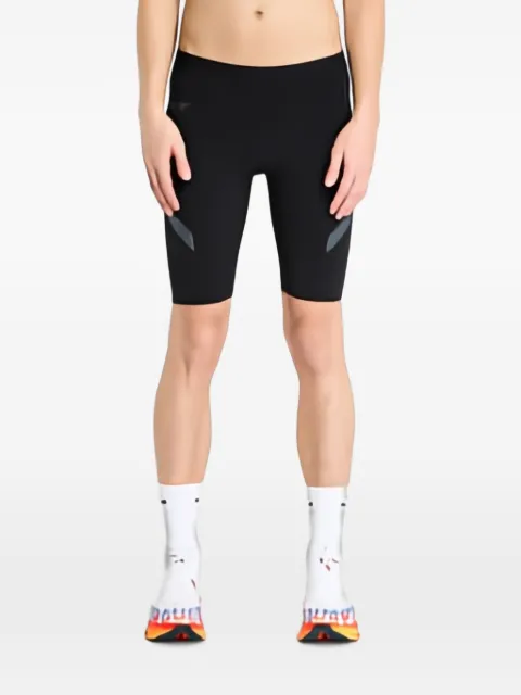 Soar logo-print panelled shorts