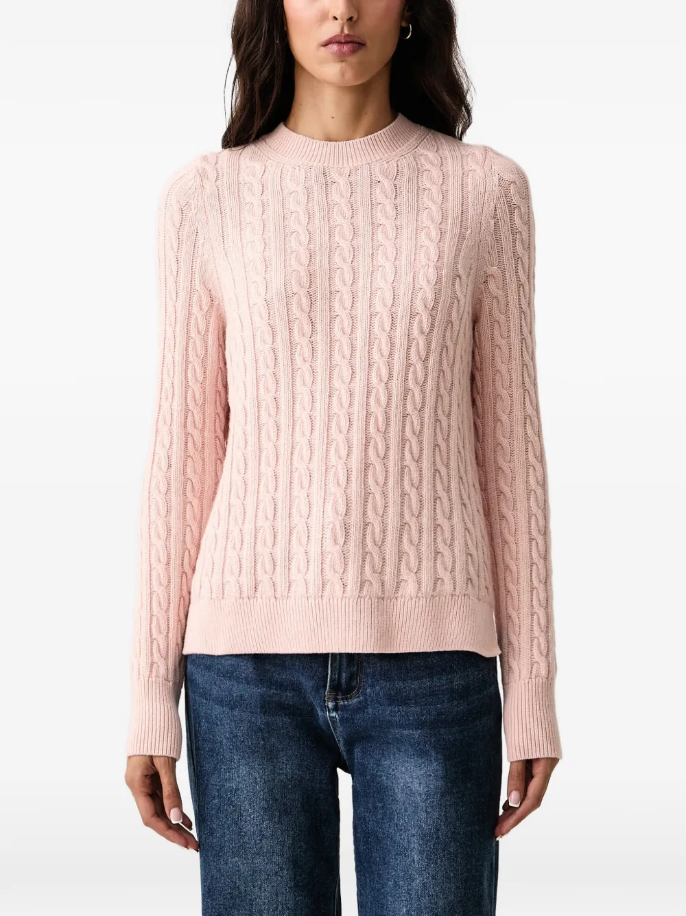 Barbour Ashdown cable-knit embroidered-logo sweater