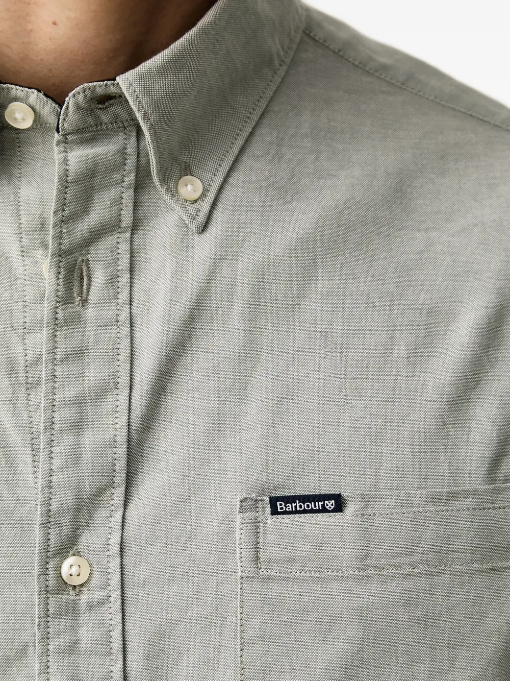 Barbour Marsden tailored long-sleeved shirt Groen