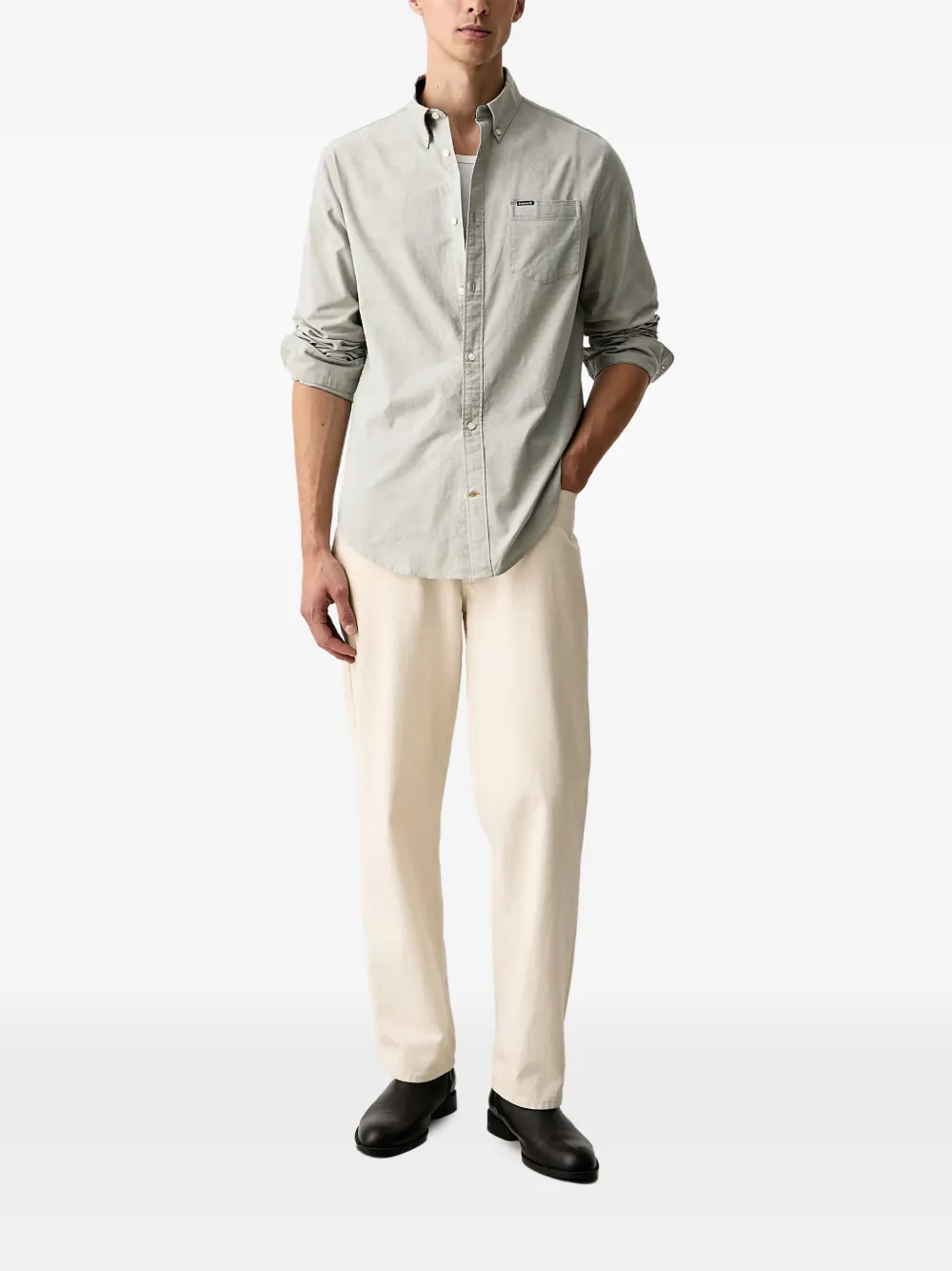 Barbour Marsden tailored long-sleeved shirt Groen