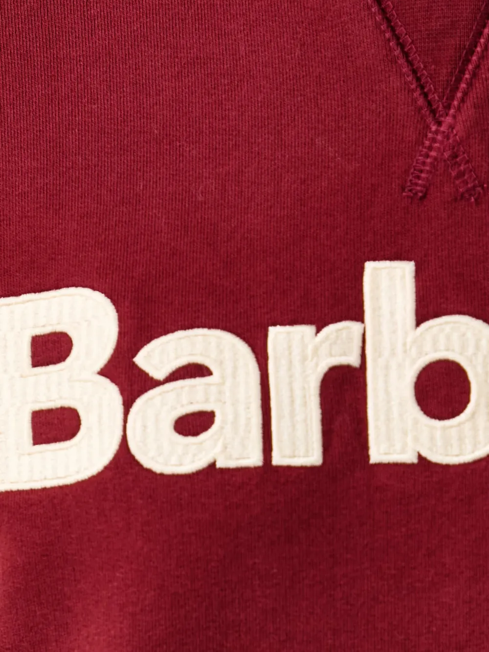 Barbour Hartland sweater Rood