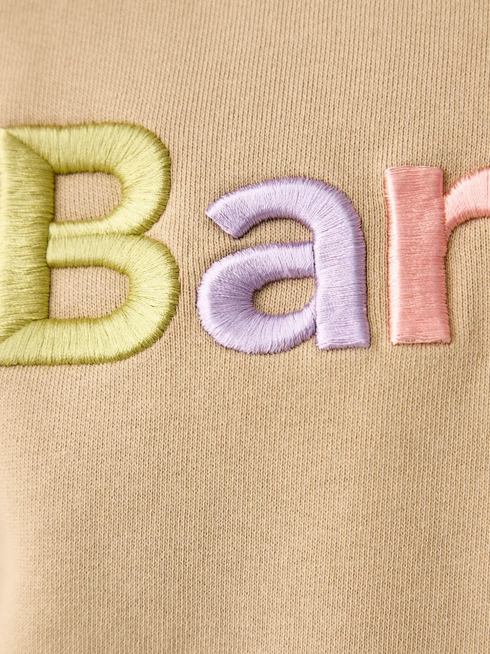 Barbour Ashdown embroidered-logo sweater Beige