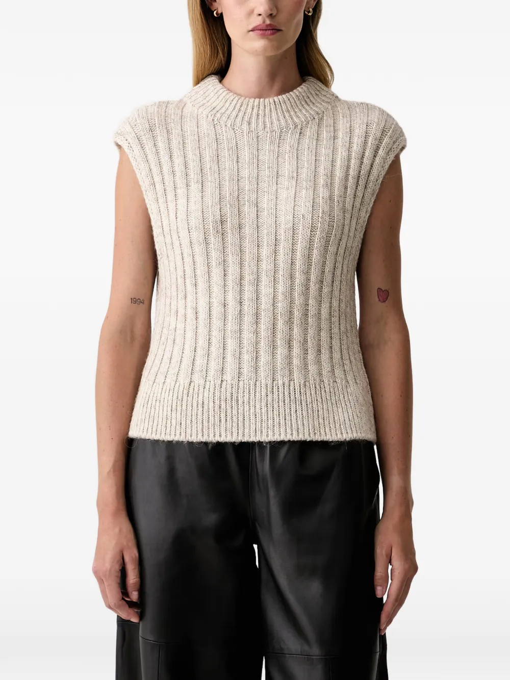 Barbour Anastasia ribbed-knit sleeveless sweater