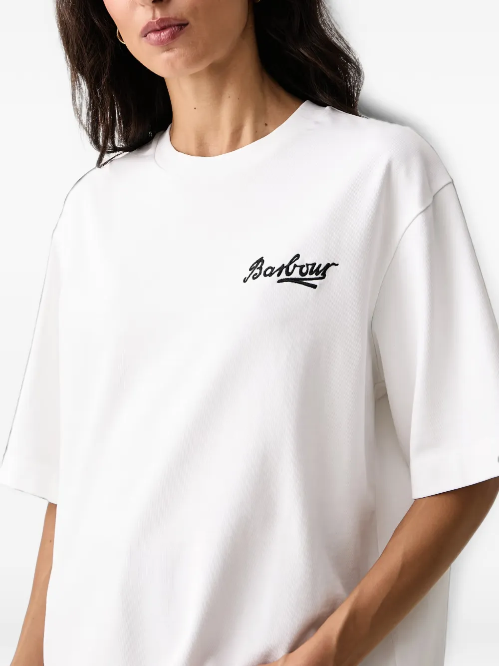 Barbour Gracefield graphic-print T-shirt Wit