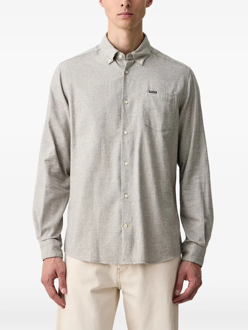 Barbour Turner tailored long-sleeved shirt Groen