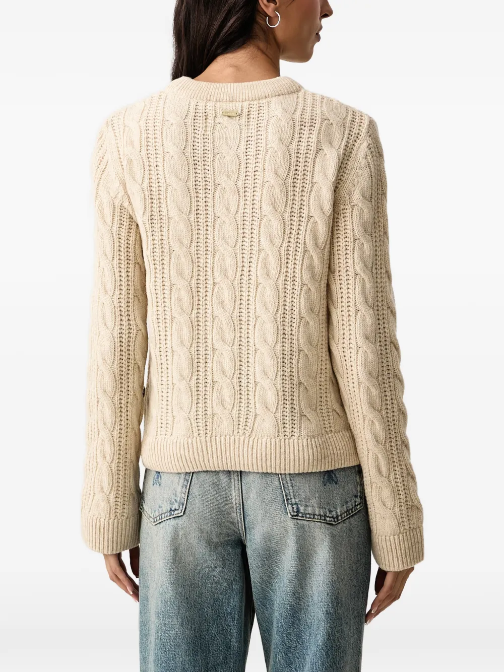 Barbour Joan cable-knit sweater Beige