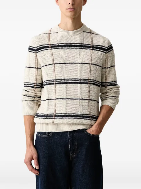Barbour Fasey check-pattern sweater