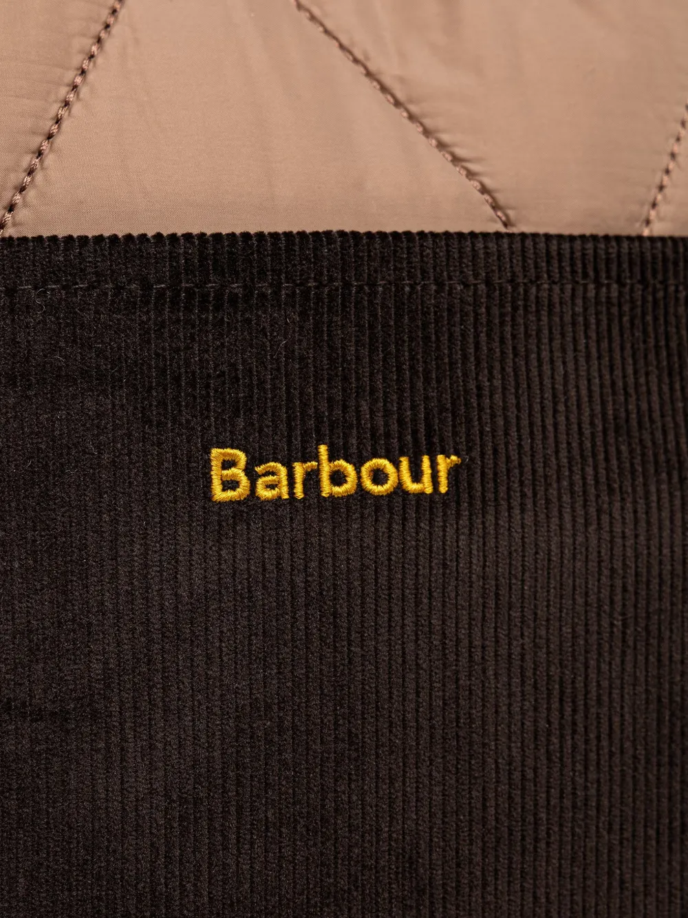 Barbour Healy quilted tote bag Bruin