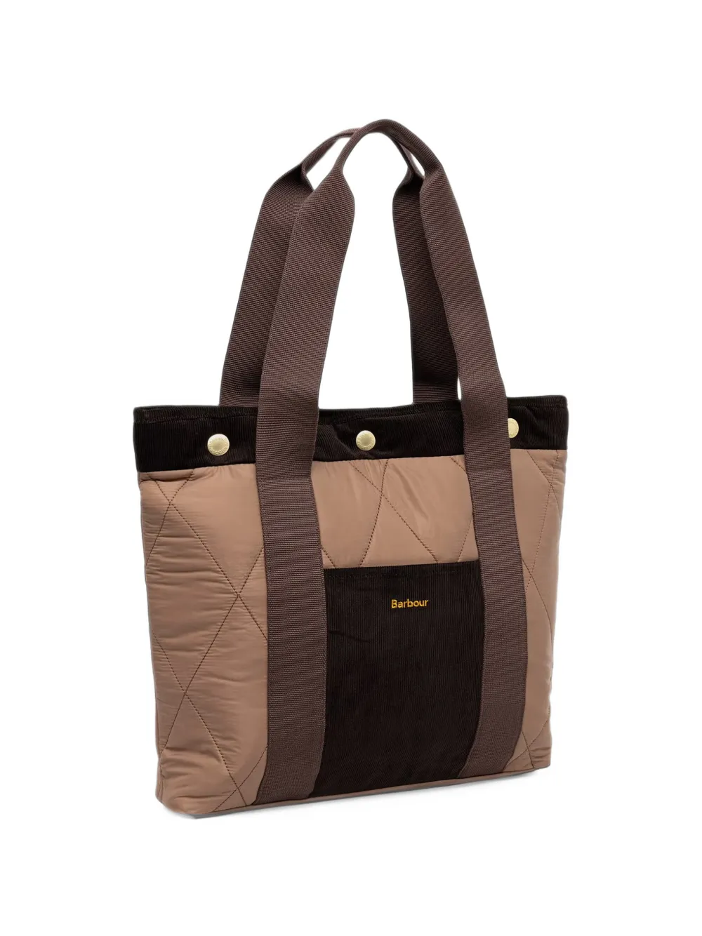 Barbour Healy quilted tote bag Bruin
