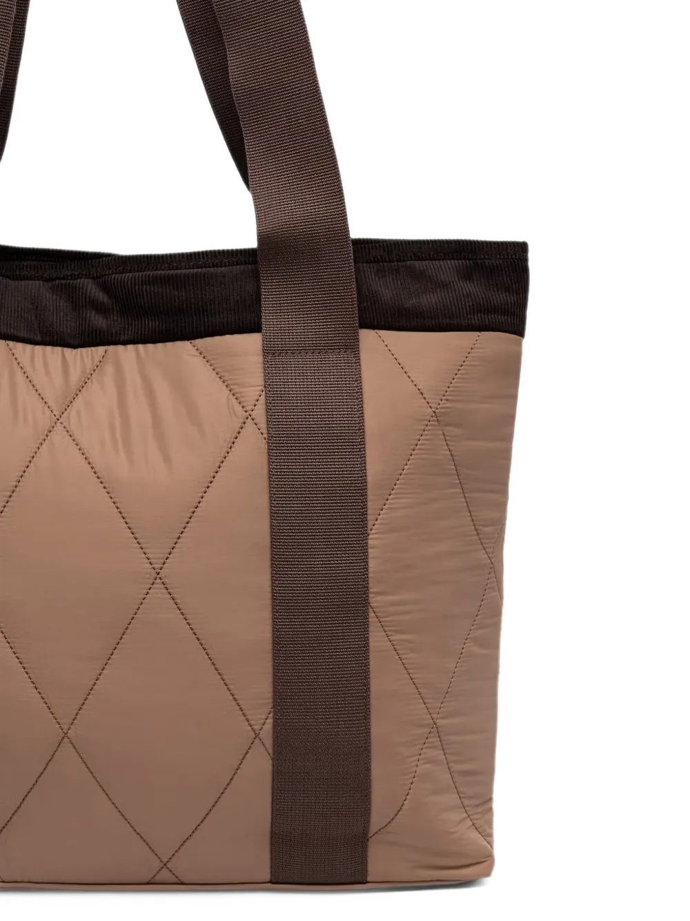 Barbour Healy quilted tote bag Bruin