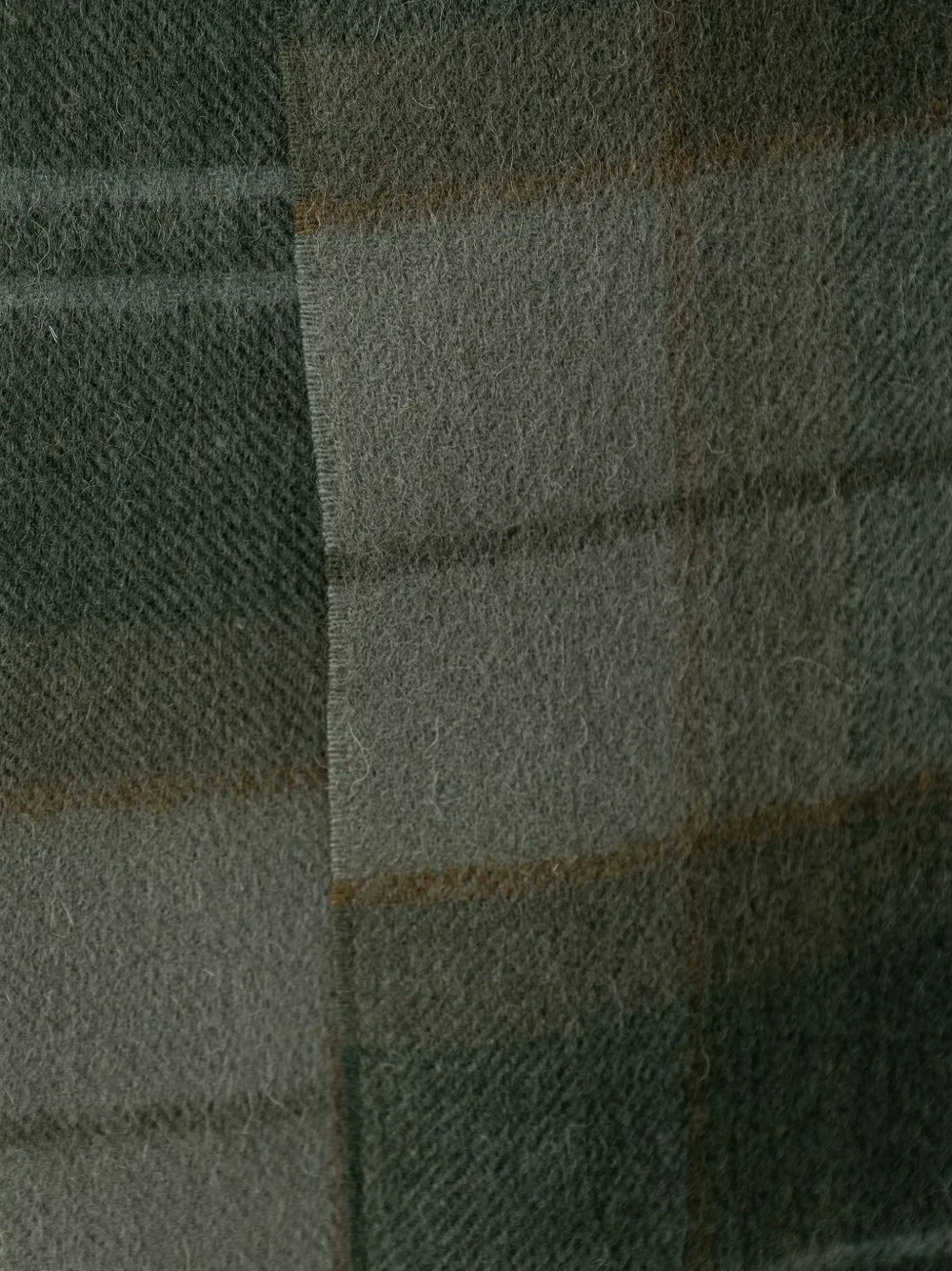 Barbour Mineral tartan-check fringed scarf Groen