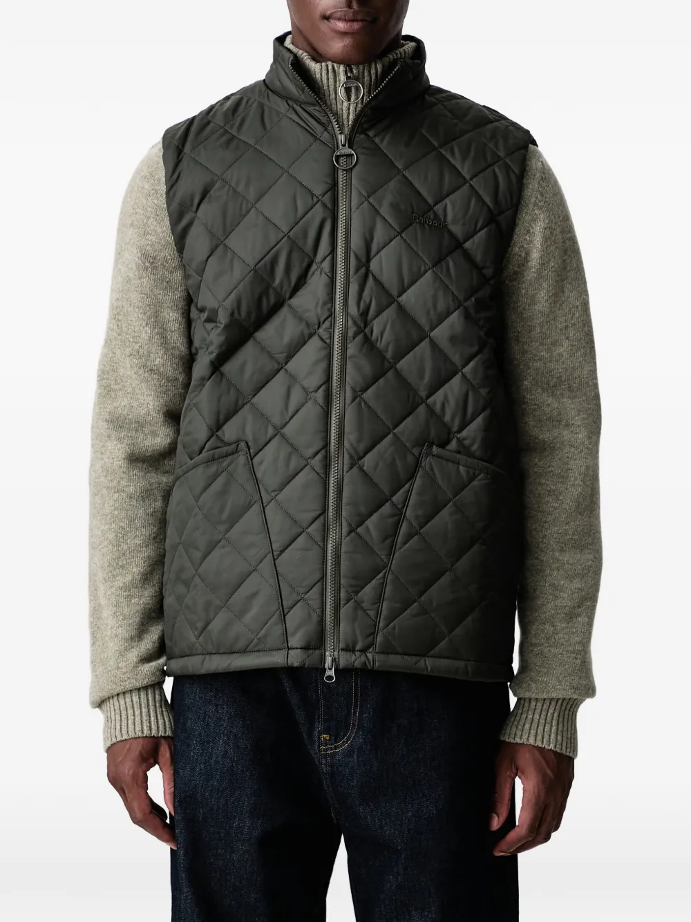 Barbour Monty quilted gilet Groen