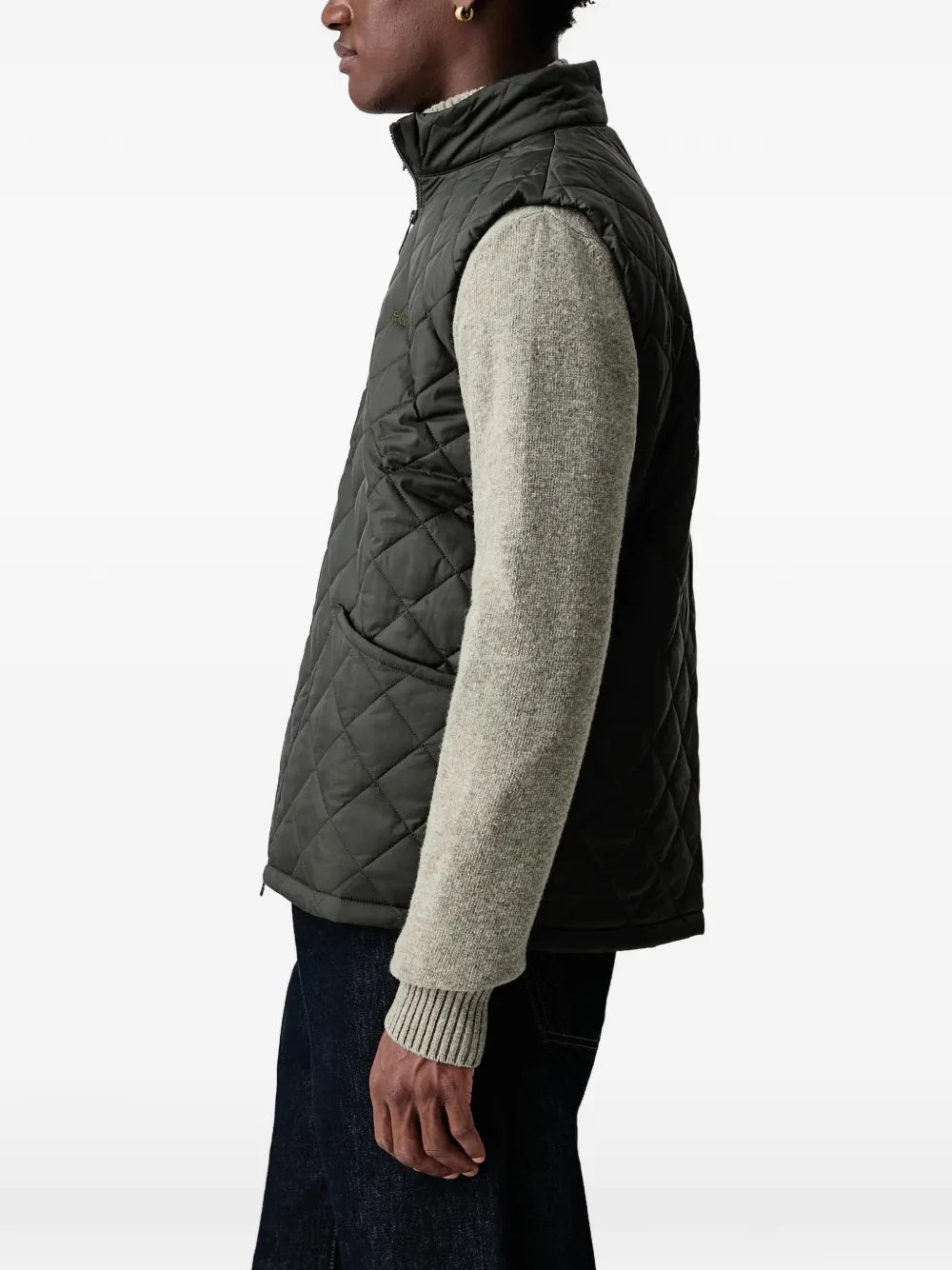 Barbour Monty quilted gilet Groen